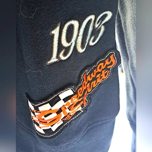 Harley-Davidson Full Zip Hooded Sweatshirt Size Small - Picture 6 of 7